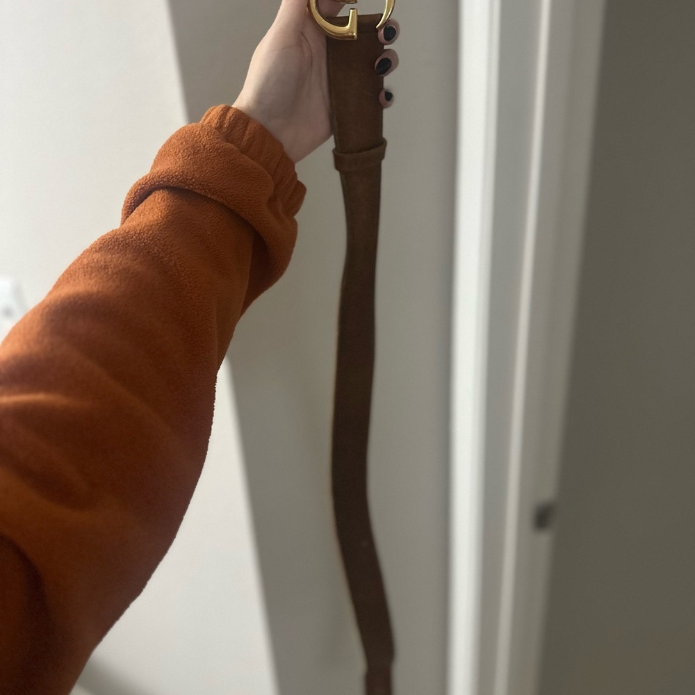 Women’s Gucci Tan Leather Belt (Authentic) - Size 90 - Picture 6 of 9